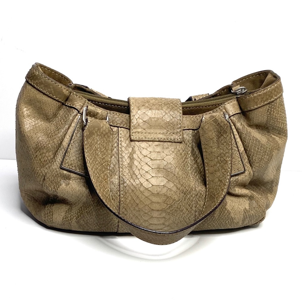 Calvin Klein Leather Embossed Snakeskin Bag - Picture 3 of 12